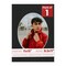 Black Suede Mat Board for 11x15 Frames - Oval Opening for 8.5x11 Photos